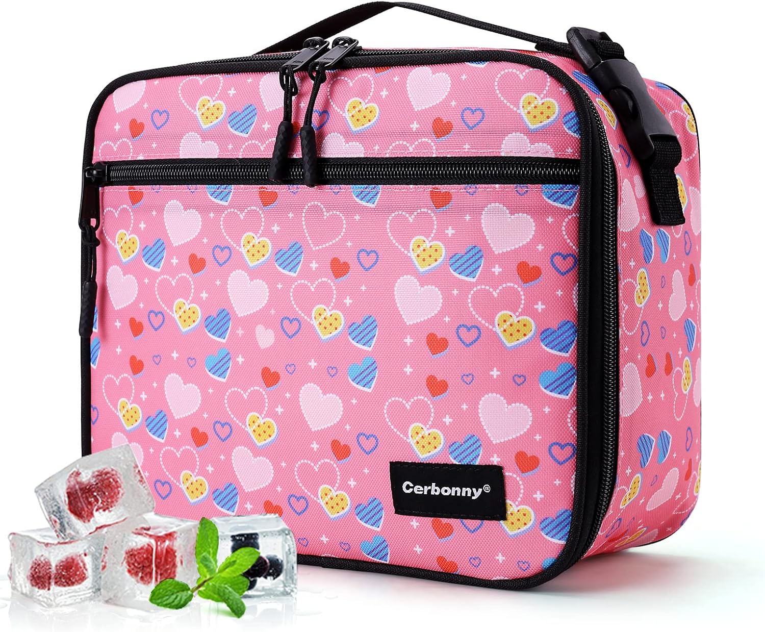 Freezable Lunch Bag, Special Cooler Lunch Box With Detachable Gel Packs, Innovat...