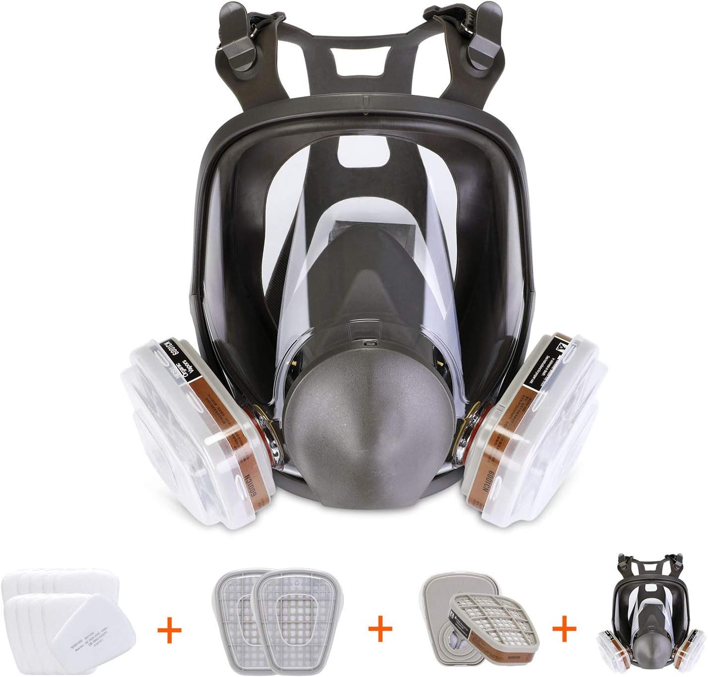 HOLULO Respirаtor Full Face, Special Oil-Resistant Full Face Mask, Innovative In...