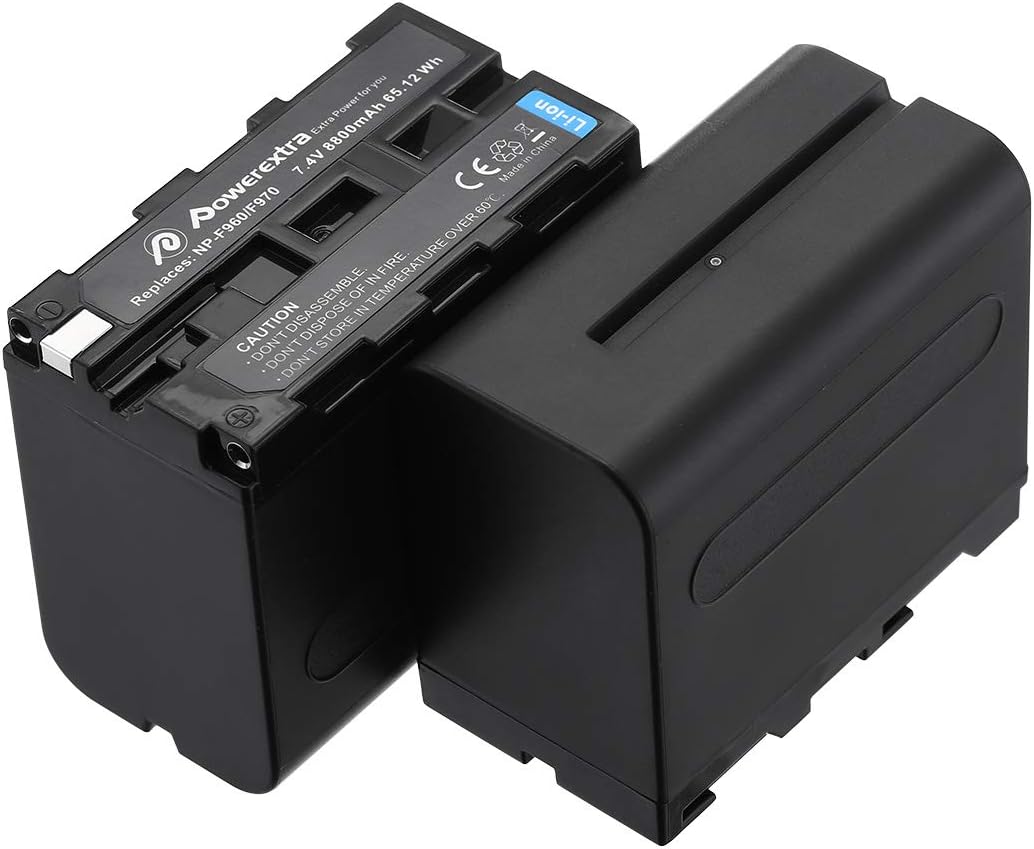 Powerextra 2x8800mAh Replacement Battery, Special Compatible Battery for Sony DC...