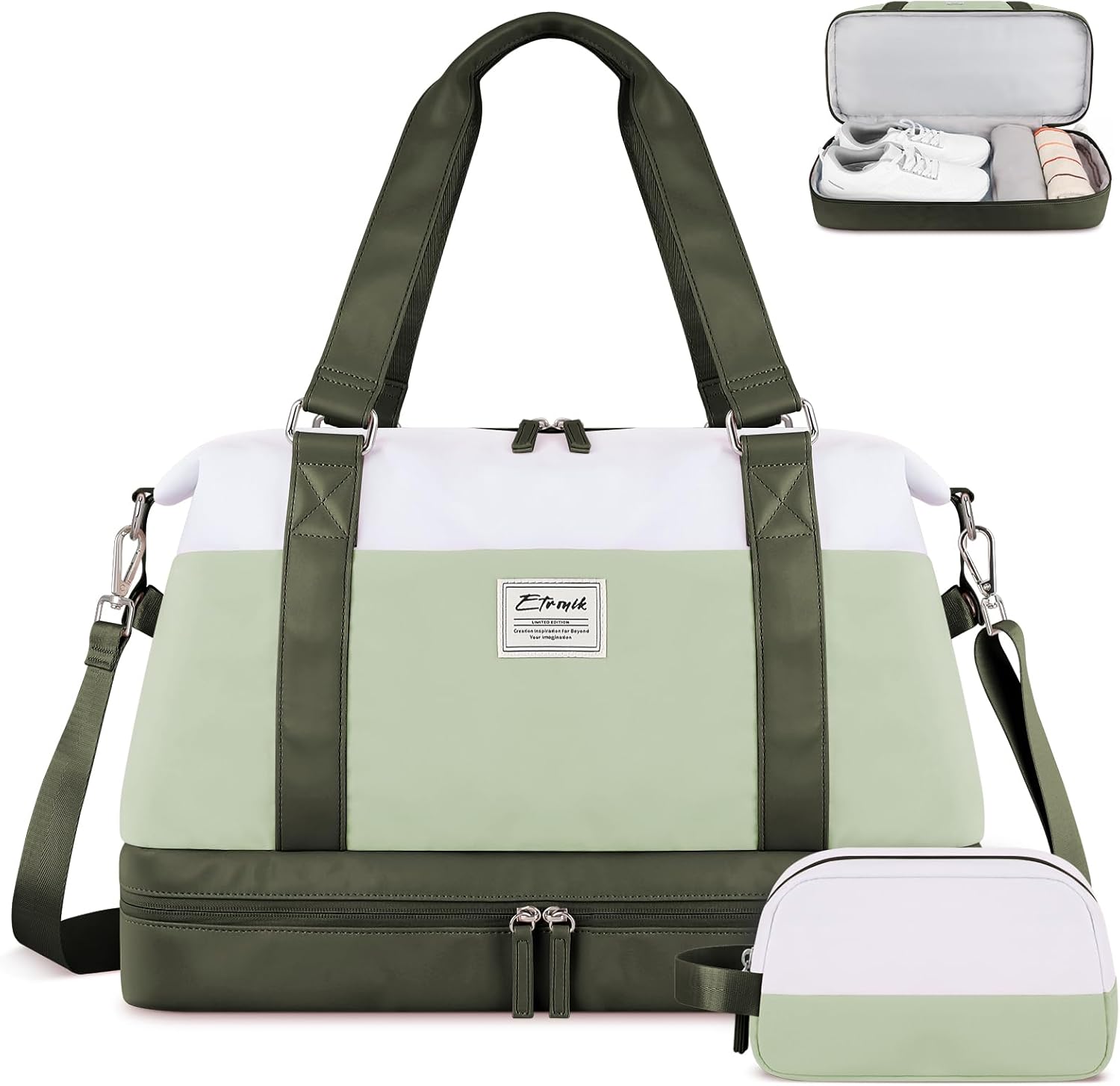 ETRONIK Weekend Bag, Special Travel Duffel Bag for Women, Unique Travel Bag with...