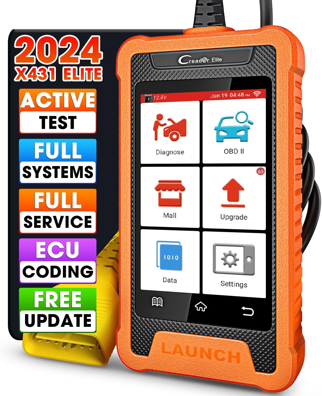 LAUNCH Creader Elite For BMW OBD2 Scanner, 2024 Full System Diagnostic Bi-direct...