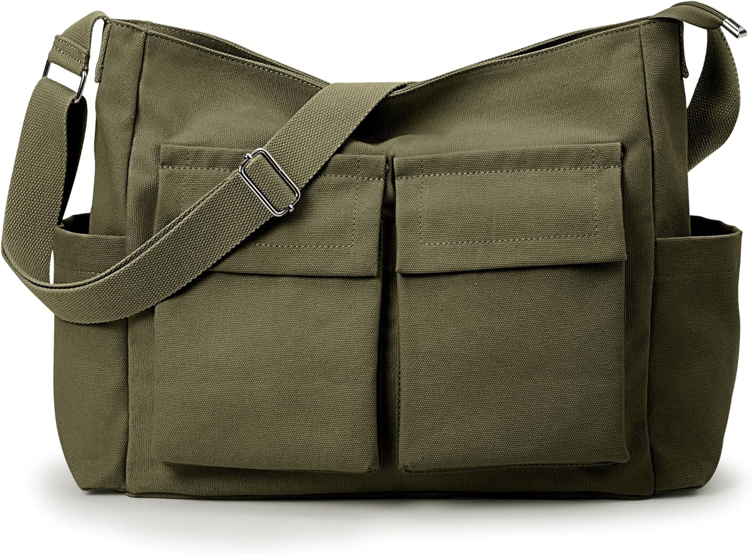 KALIDI Canvas Tote Shoulder Bags Womens Casual Messenger Crossbody Bag Thick Can...
