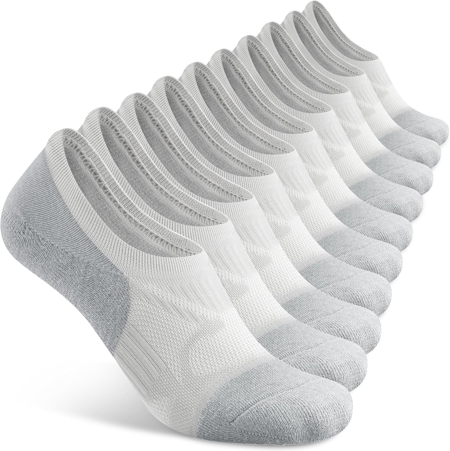 Gonii No Show Socks Womens Athletic Compression Running Low Cut Cushioned Socks...