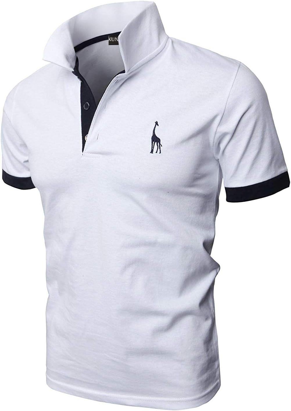 **Best KUNJLELP Men's Polo Shirt, Special Regular-Fit Cotton Pique Polo, High-Qu...