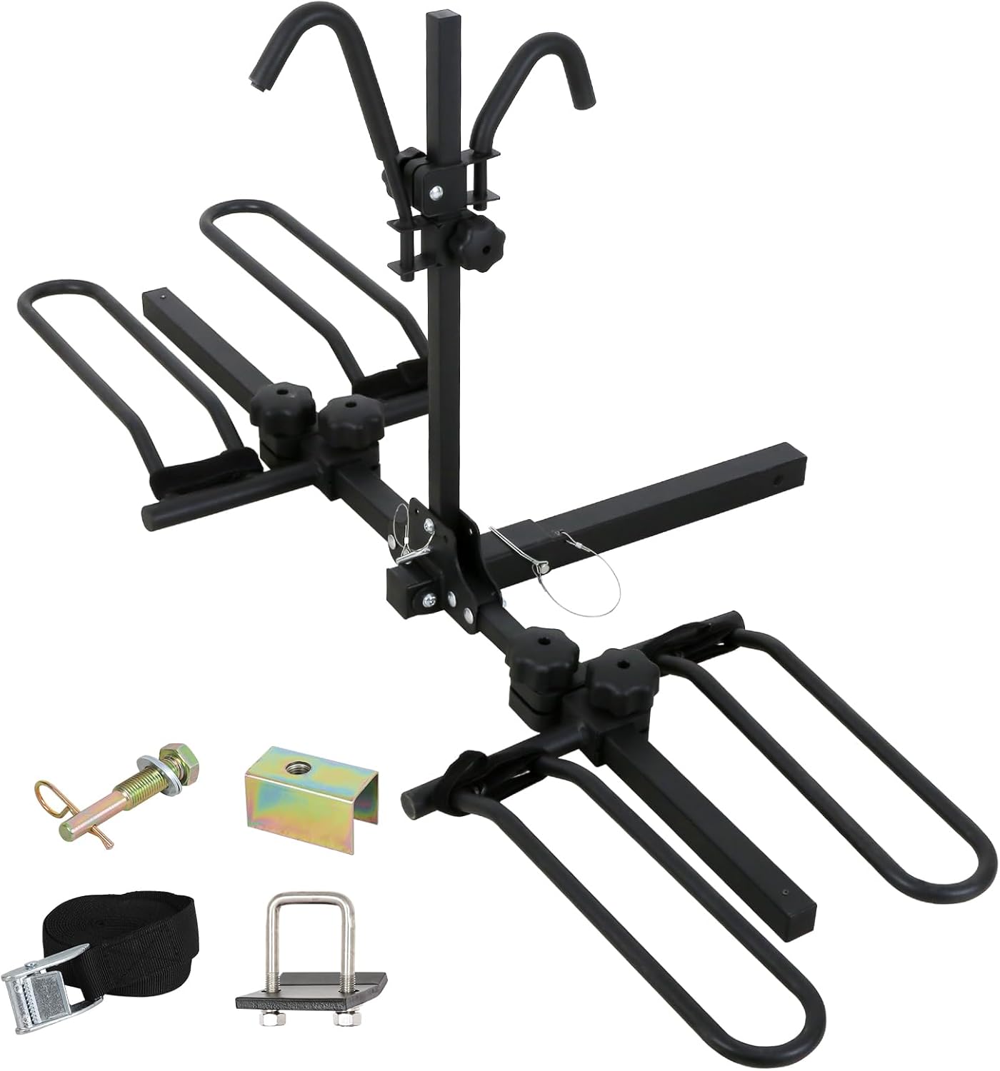 WEIZE 2 Bike Hitch Mount Rack, Special Tiltable Bicycle Carrier Racks with Hitch...