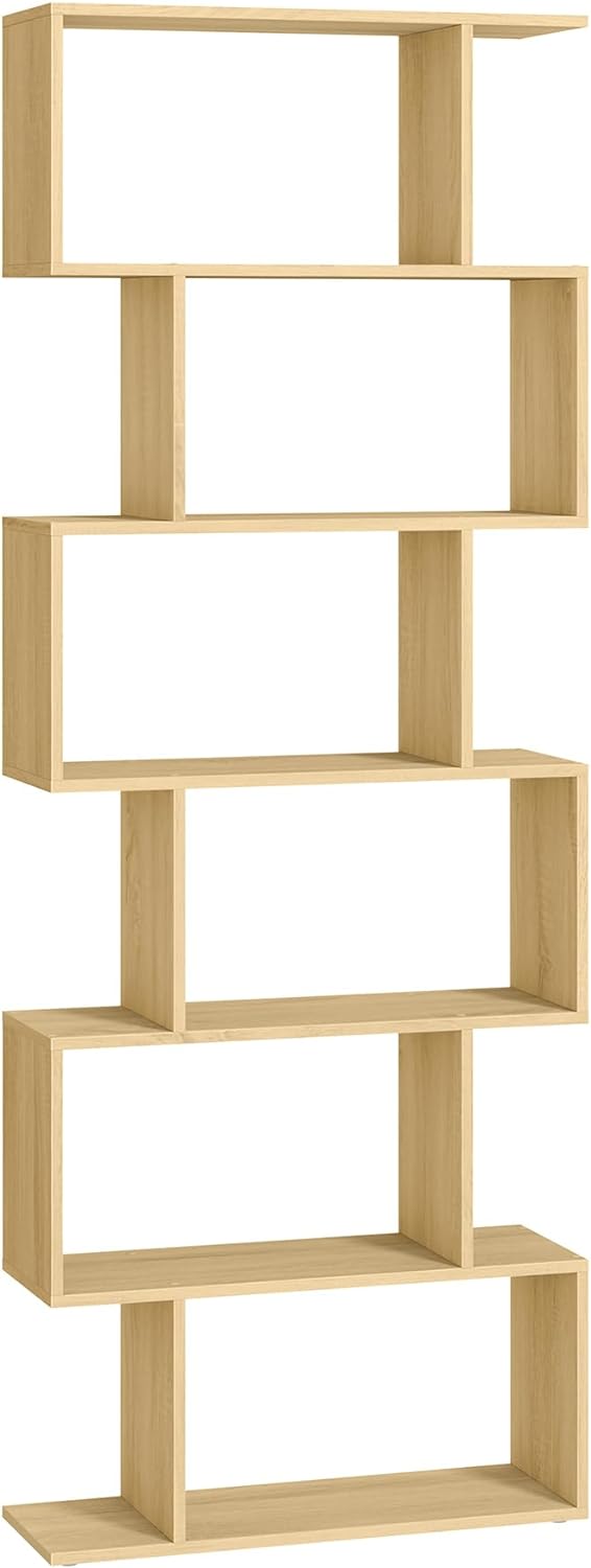 VASAGLE Bookshelves, Special 6-Tier Bookcase, Inno...