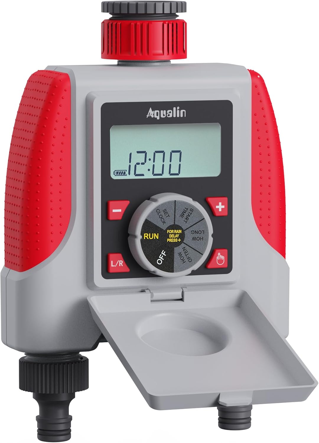 Aqualin Water Sprinkler Timer Two Outlets Electronic Hose Tap Garden Irrigation...