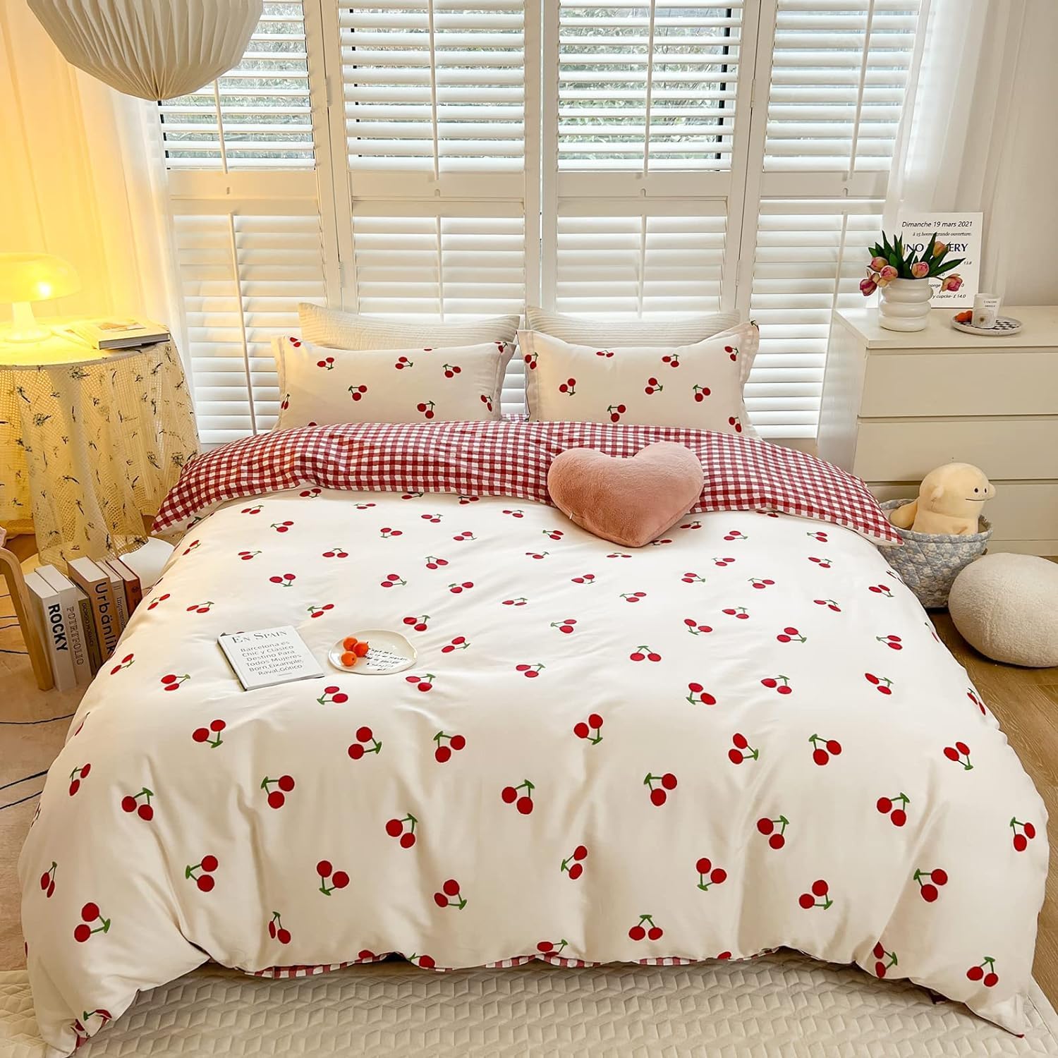 Lanqinglv Single Duvet Cover Set, Special Bedding Set for Kids Girls, Innovative...