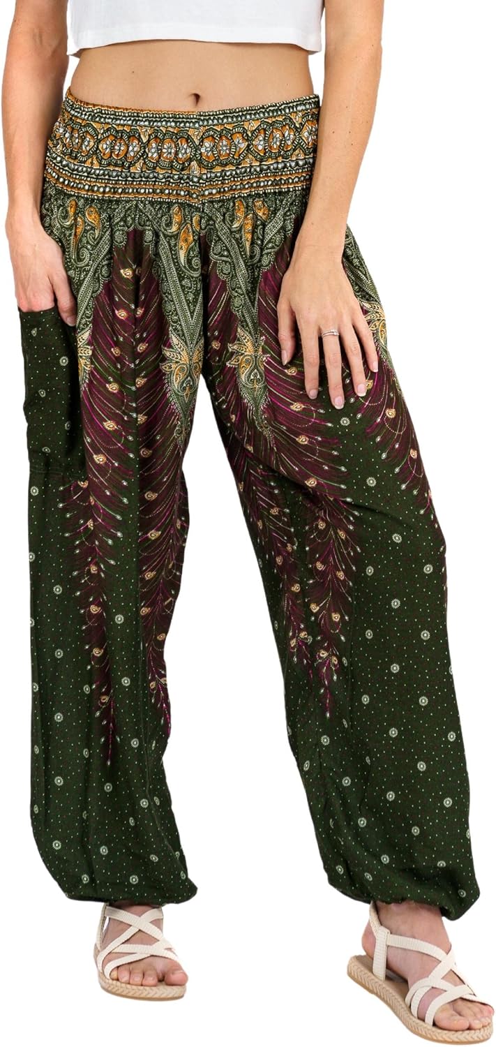 Lofbaz Harem Pants, Special Pants for Women Yoga, Unique Boho Hippie Clothing, H...