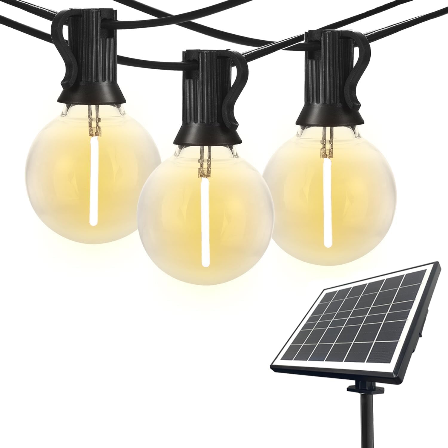 SUNTHIN 100FT Solar Lights, Special Outdoor Garden String Lights with 4 Modes, I...