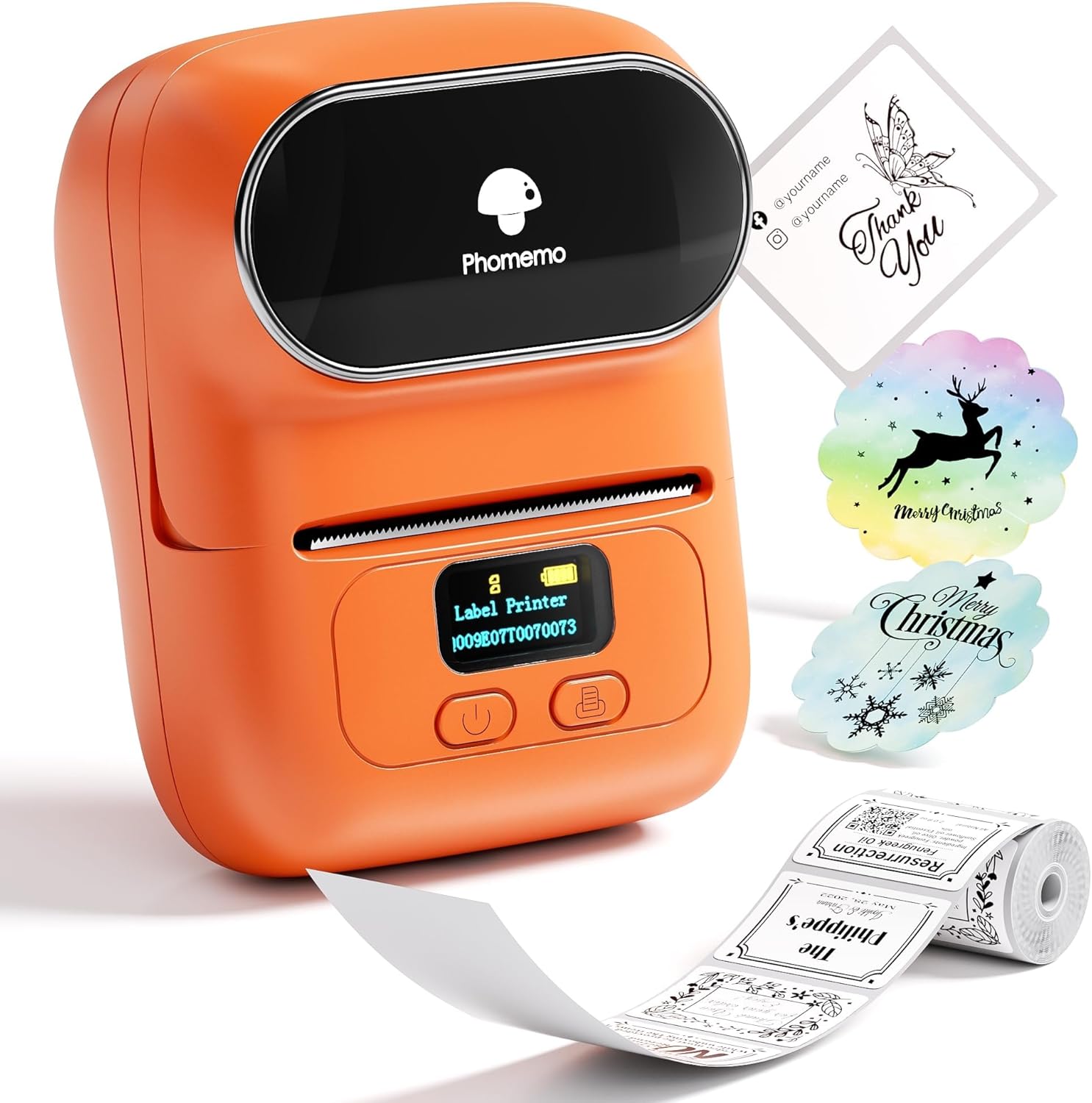 Phomemo Label Maker, Special Mini Bluetooth Label Printer, Innovative M110 Therm...