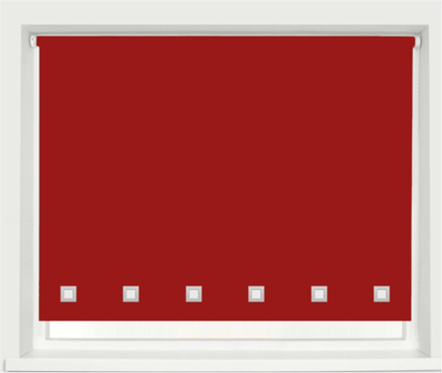 Home In Style 100% Polyester Square Eyelet Trimmable Daylight Roller Blinds (90c...