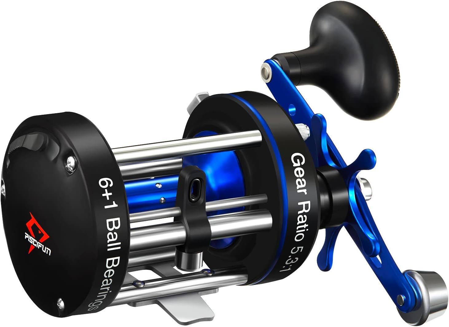 Piscifun Chaos XS Baitcasting Fishing Reel, Special Reinforced Metal Body Round...