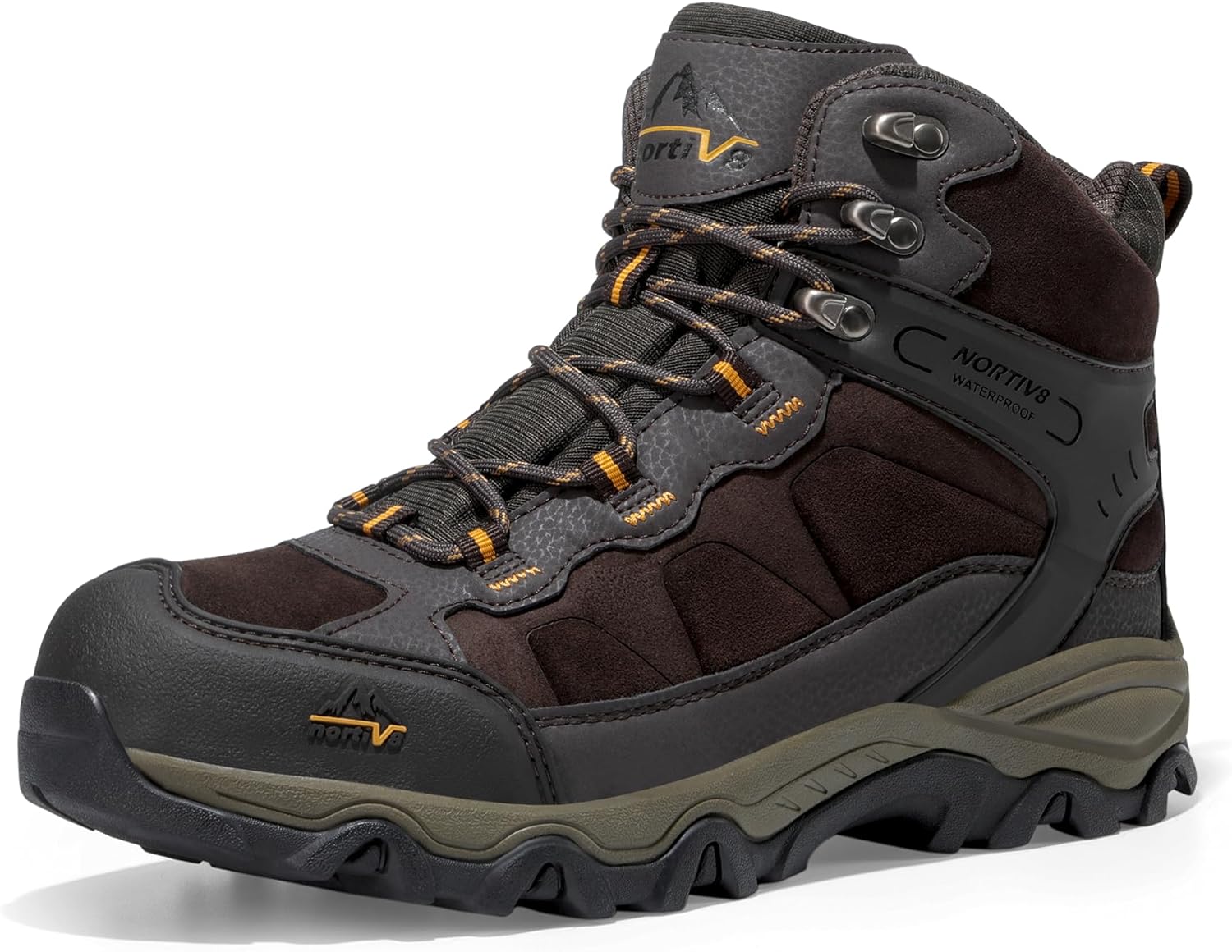 NORTIV 8 Men's Waterproof Hiking Boots, Special Ou...