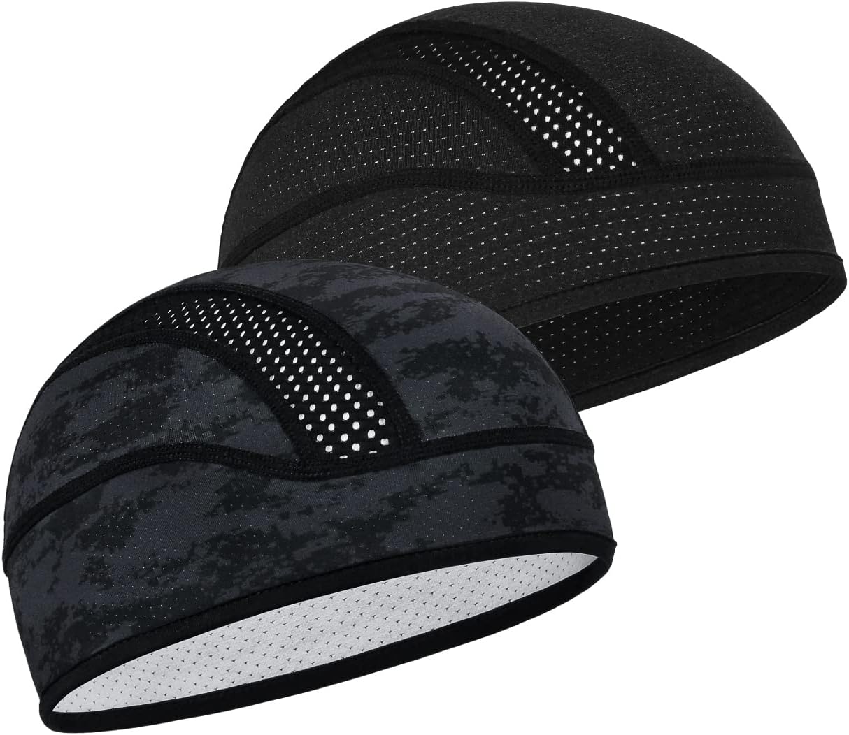 Skull Cap Helmet Liner Beanie, Special Cooling Mesh Cycling Running Hat for Men...