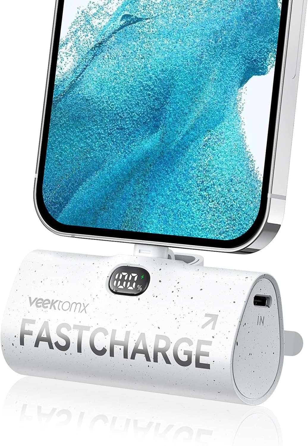 VEEKTOMX Mini Power Bank Fast Charging 20W, 5000mAh Portable Charger for iPhone,...