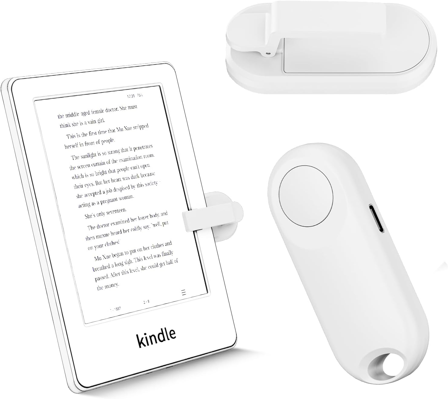 RF Remote Control, Unique Page Turner, Special Remote for Kindle Paperwhite Acce...