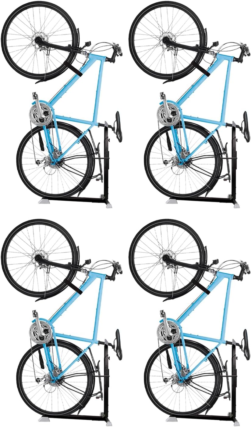 Bike Nook Pro Stand & Vertical Storage Rack - 4 Pack - The Original Vertical Bic...