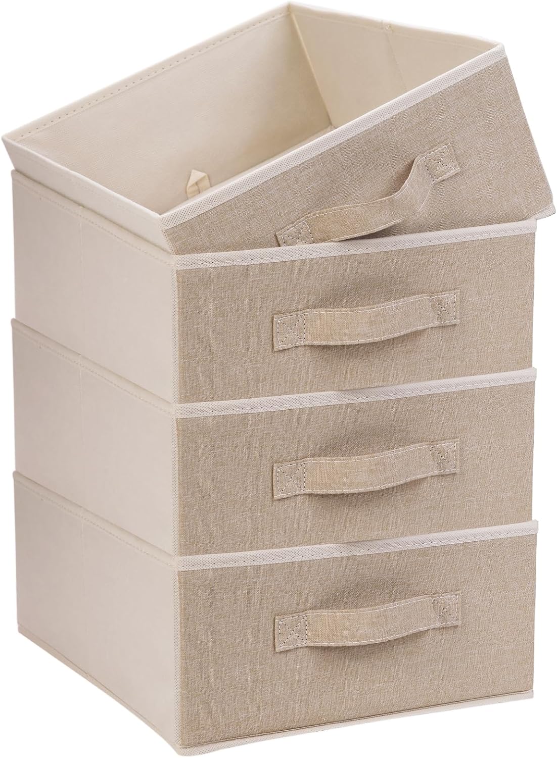 OVAKIA Fabric Storage Box, Special Foldable Organiser Boxes with Handle, Unique...