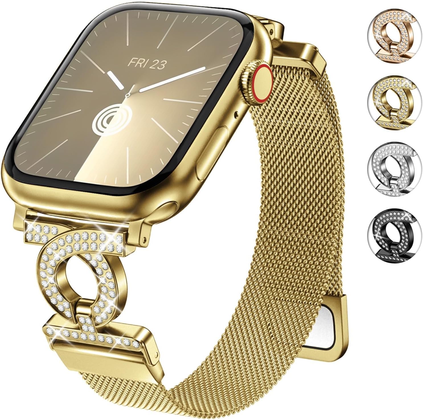 wutwuk Compatible with Apple Watch Straps Women 41mm 40mm 38mm Adjustable Magnet...
