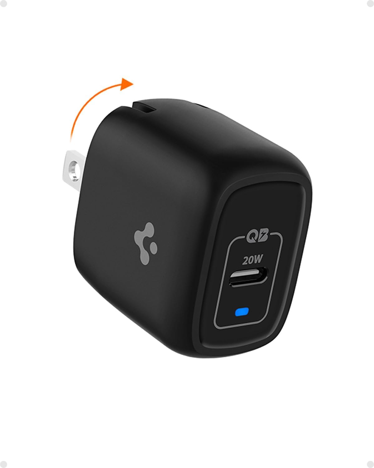 Spigen USB C Charger Block, [GaN Fast] 20W USB-C Power Adapter Type C for iPhone...