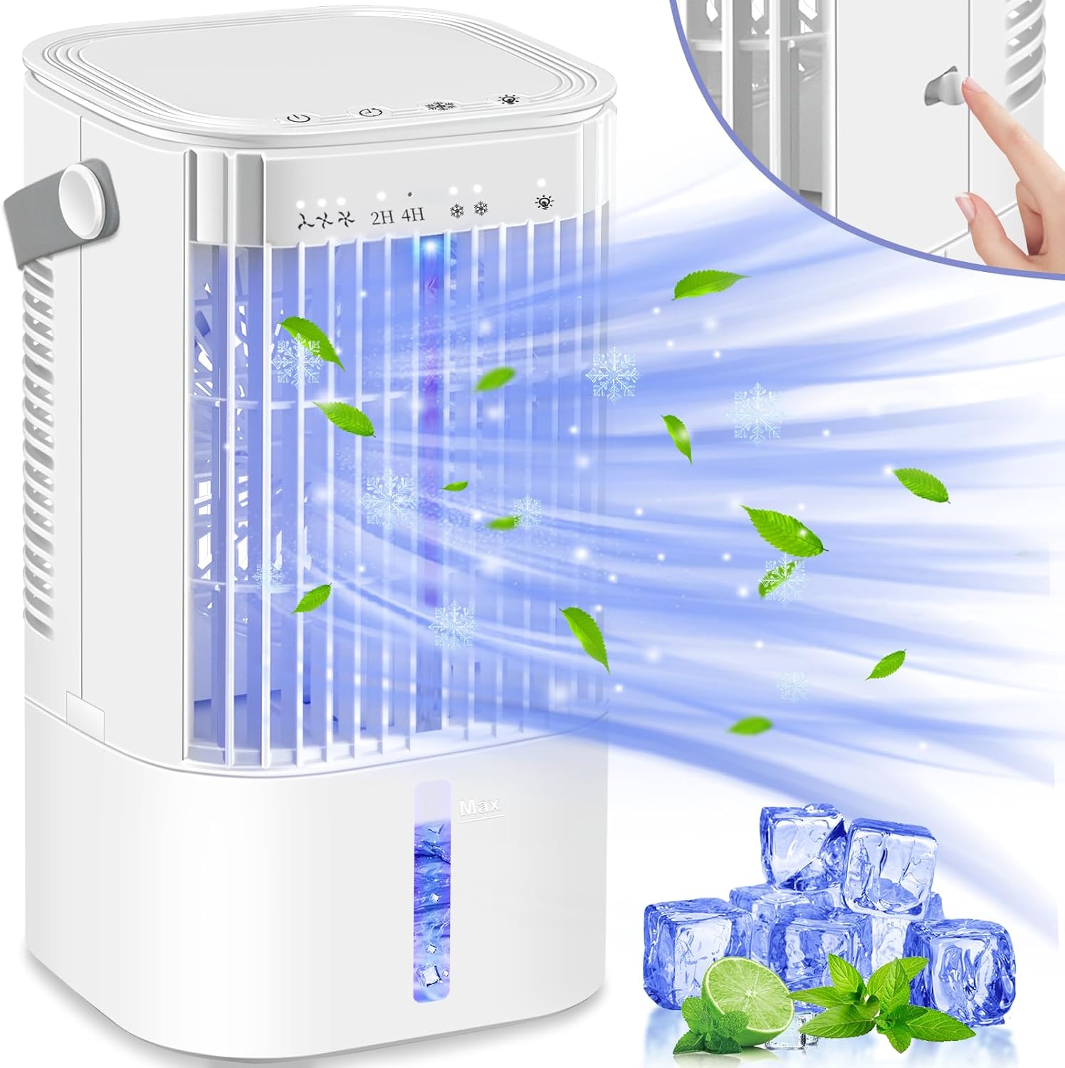 **Best Air Cooler, Portable Air Conditioner with Mobile Air Conditioning 4-In-1...