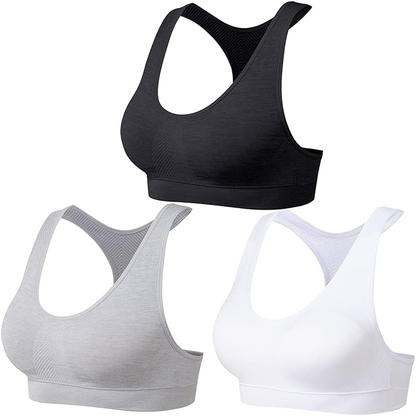 SEGRILA Women’s Sports Bras, High-Quality Workout Bras, Special Padded Racerback...