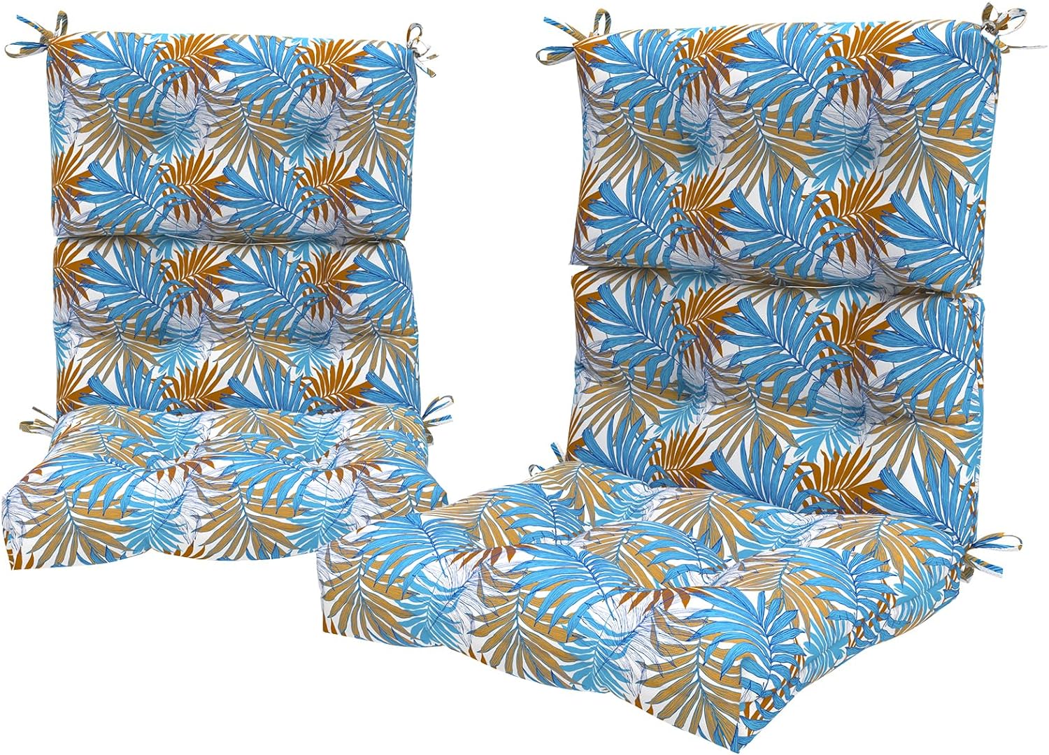 LVTXIII 2 Pack Outdoor/Indoor Chair Cushions, Special Deep Seat Patio Cushion Se...
