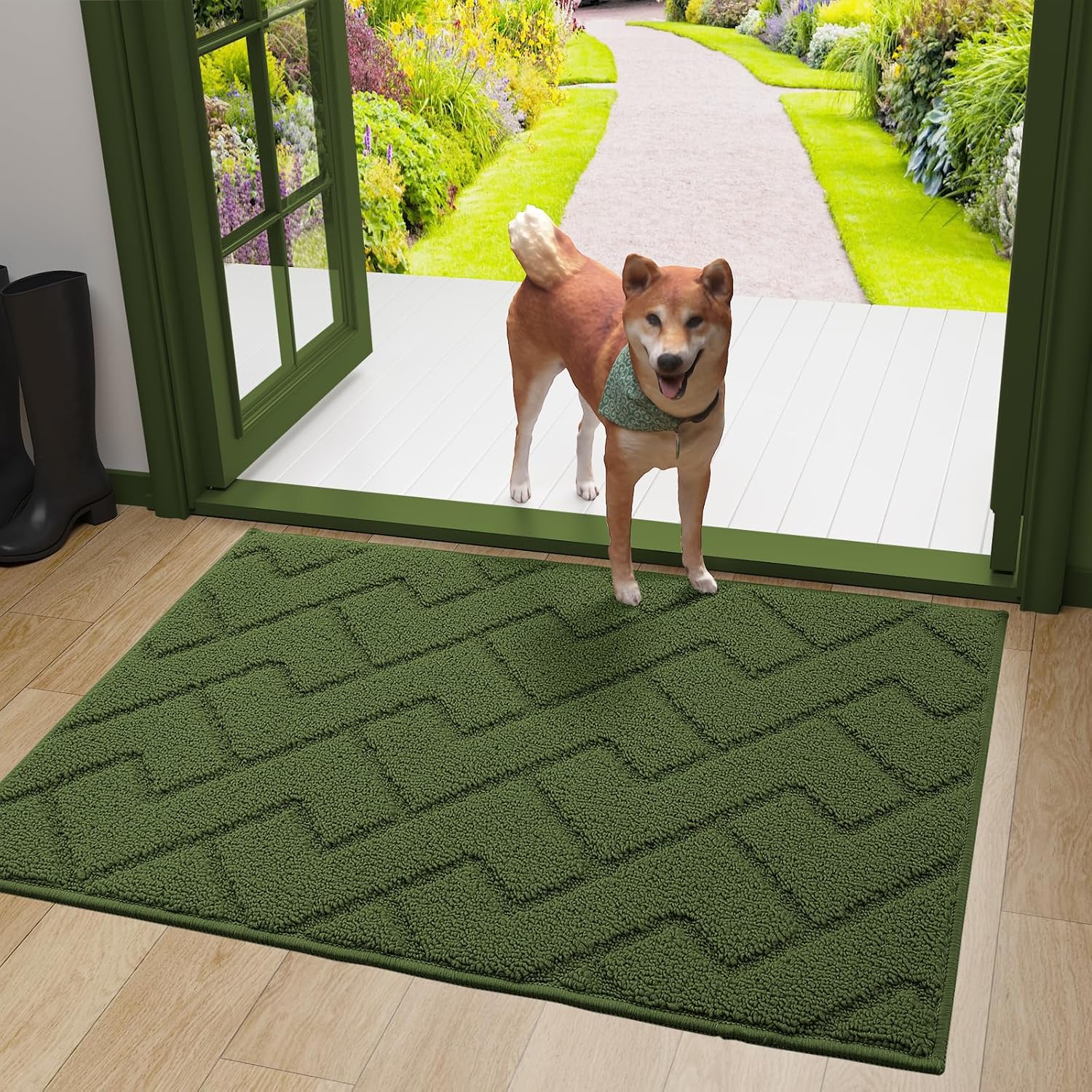 OLANLY Indoor Door Mat, Special Dirt Resistant and Absorbent Mat, Innovative Stu...
