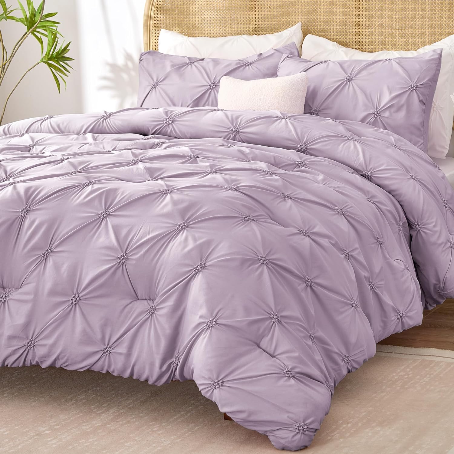BEDELITE Twin Comforter Set, Special Comforter Set for Girls, Unique 2 Pieces Bo...