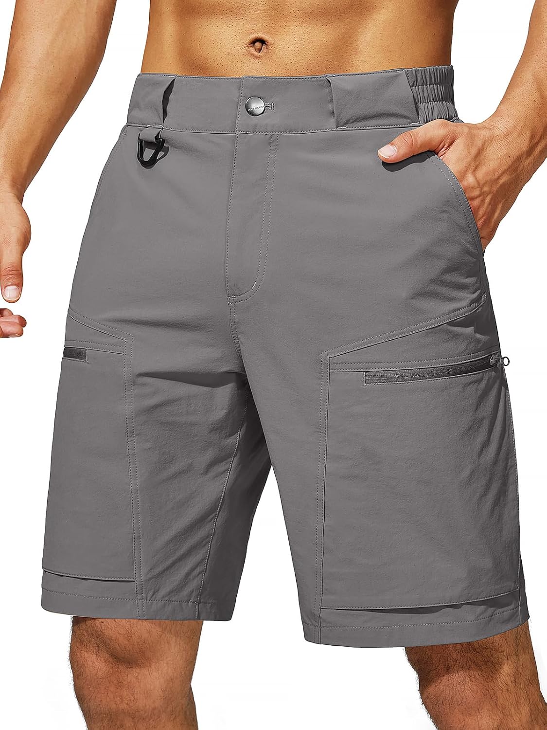 FREE SOLDIER Men's Cargo Hiking Shorts, Special Lightweight Quick Dry Tactical S...