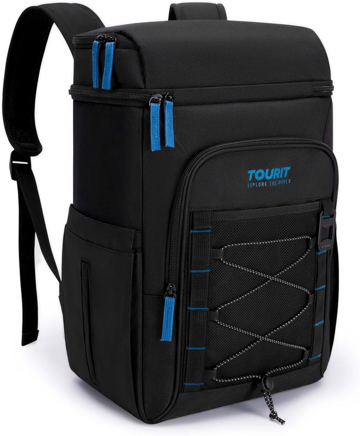 TOURIT Backpack Cooler Insulated Leak Proof 30 Can, 2 Thick Insulated Compartmen...
