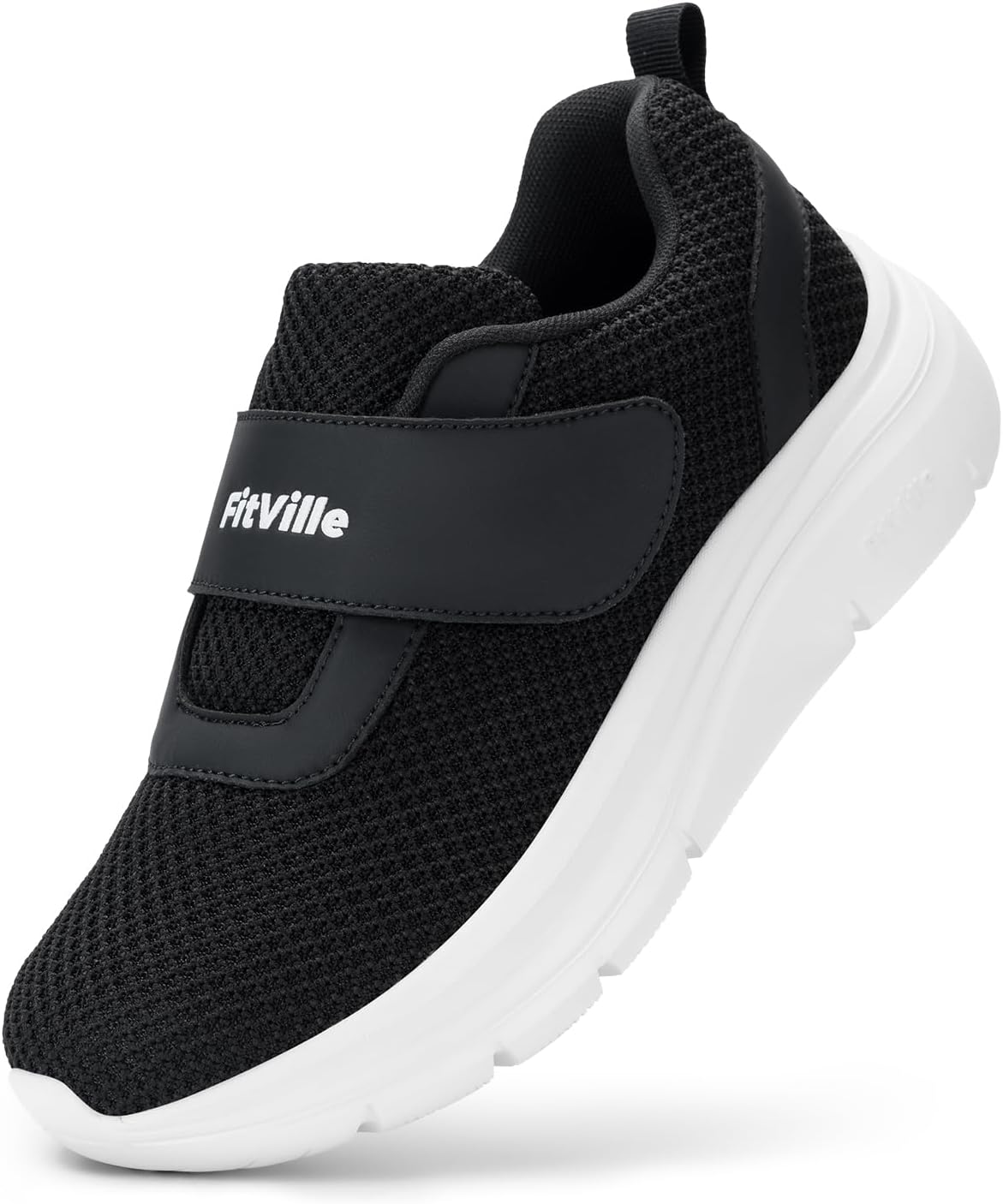 FitVille Women's Wide Trainers, Special Lightweight Diabetic Shoes, Innovative A...