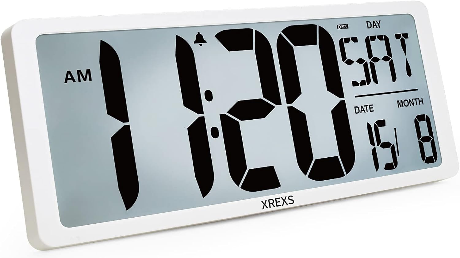 XREXS Extra Large Digital Wall Clock with Backlight, 18'' Wall Digital Clock wit...