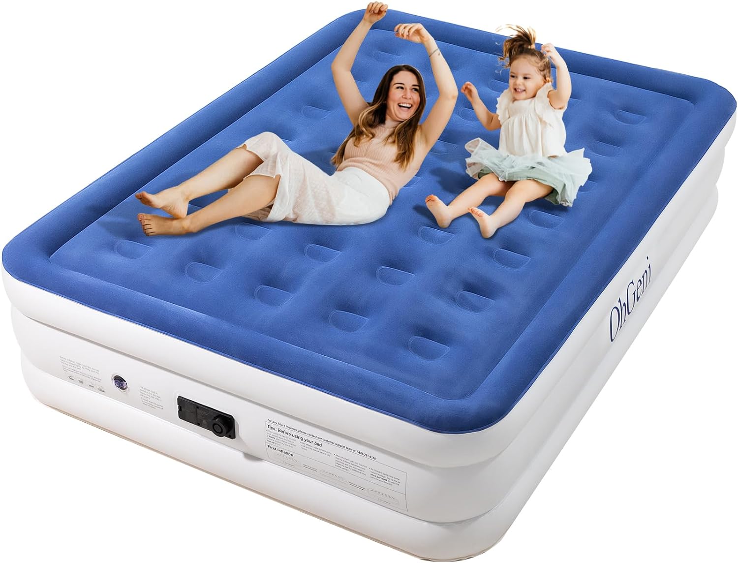 Air Mattress Queen with Built in Pump,18 Inch Elev...