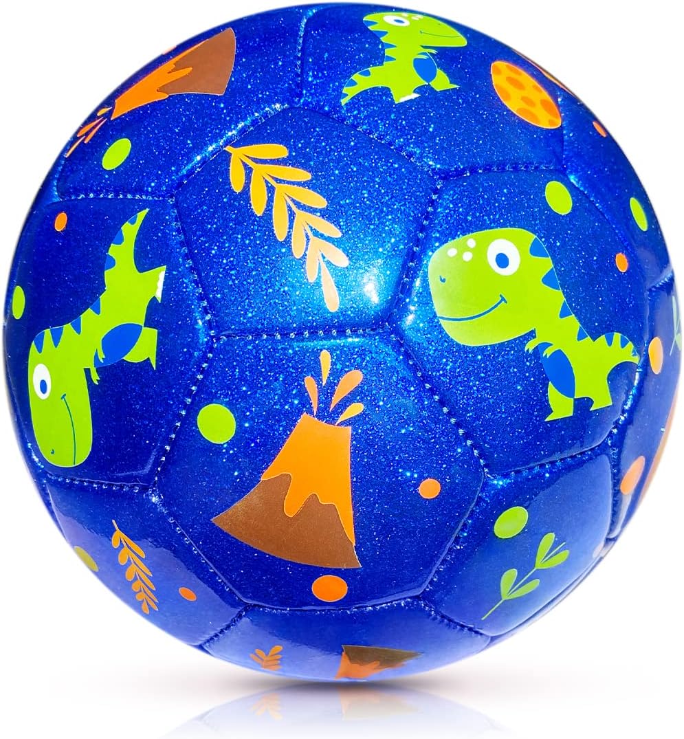 INPODAK Kids Football, Special Toddler Mini Cartoon Football with Pump, Unique D...