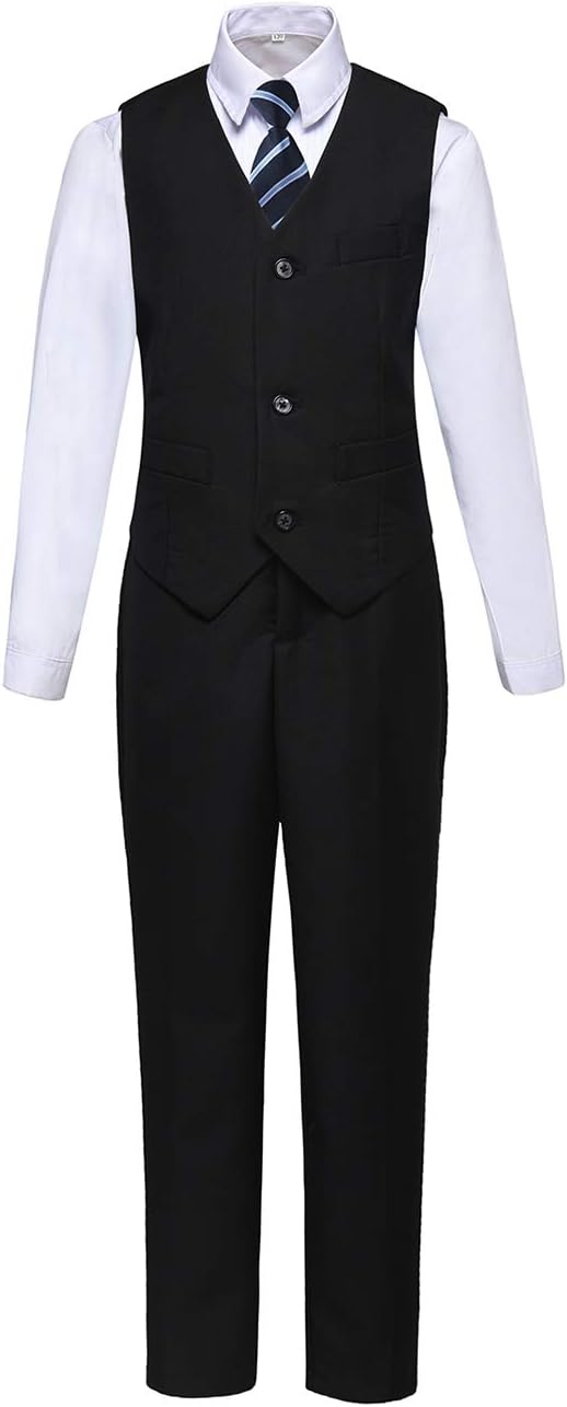 Visaccy Boys Suits, Special Slim Fit Dress Clothes, Affordable Ring Bearer Outfi...