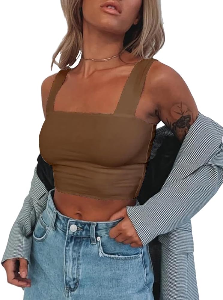 Abardsion Women's Crop Tank Tops, Sexy Women's Sleeveless Clothing, High-Quality...