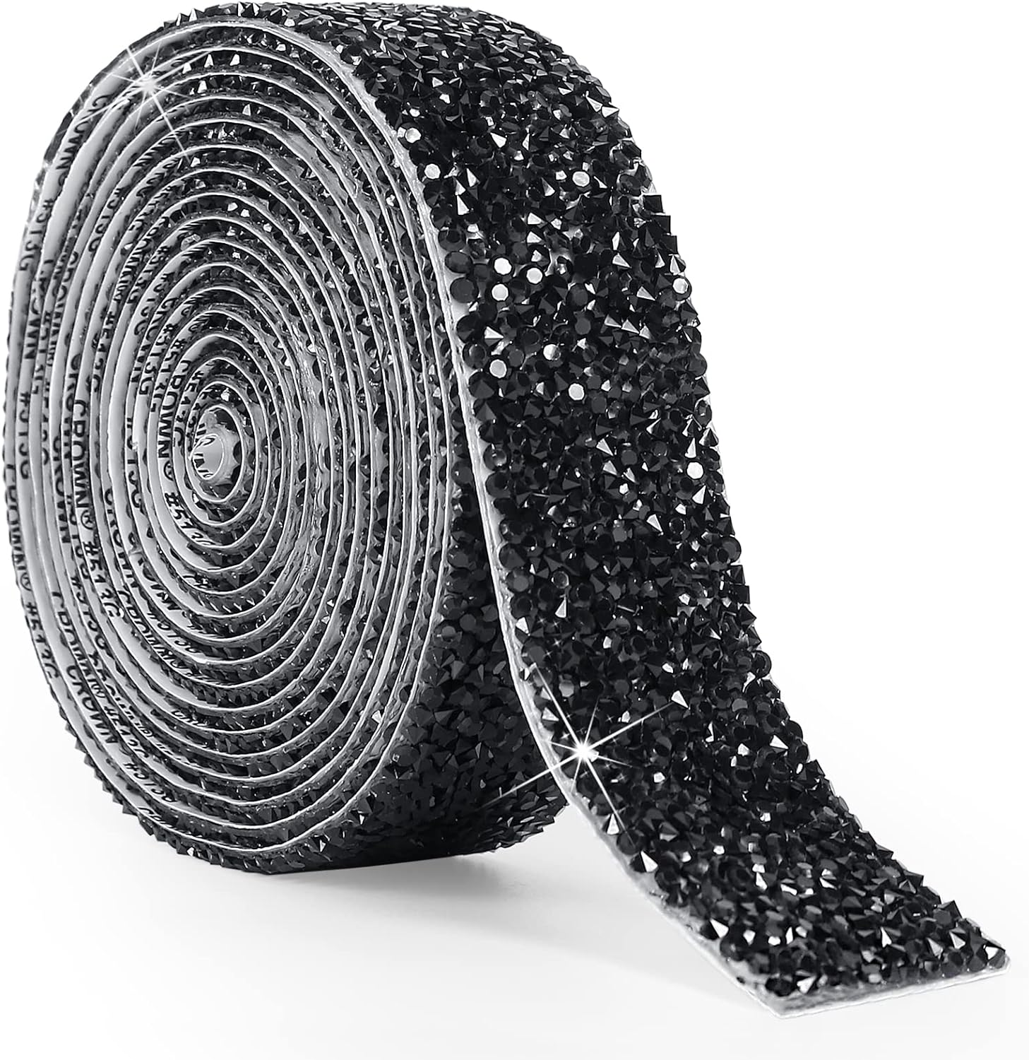 Tenn Well 3 Yards Self Adhesive Crystal Rhinestone Ribbon, Special Self-Adhesive...