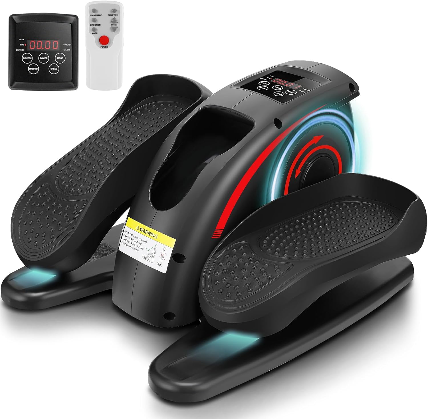 ANCHEER Under Desk Elliptical Machine, Electric Seated Pedal Exerciser, Mini Ell...