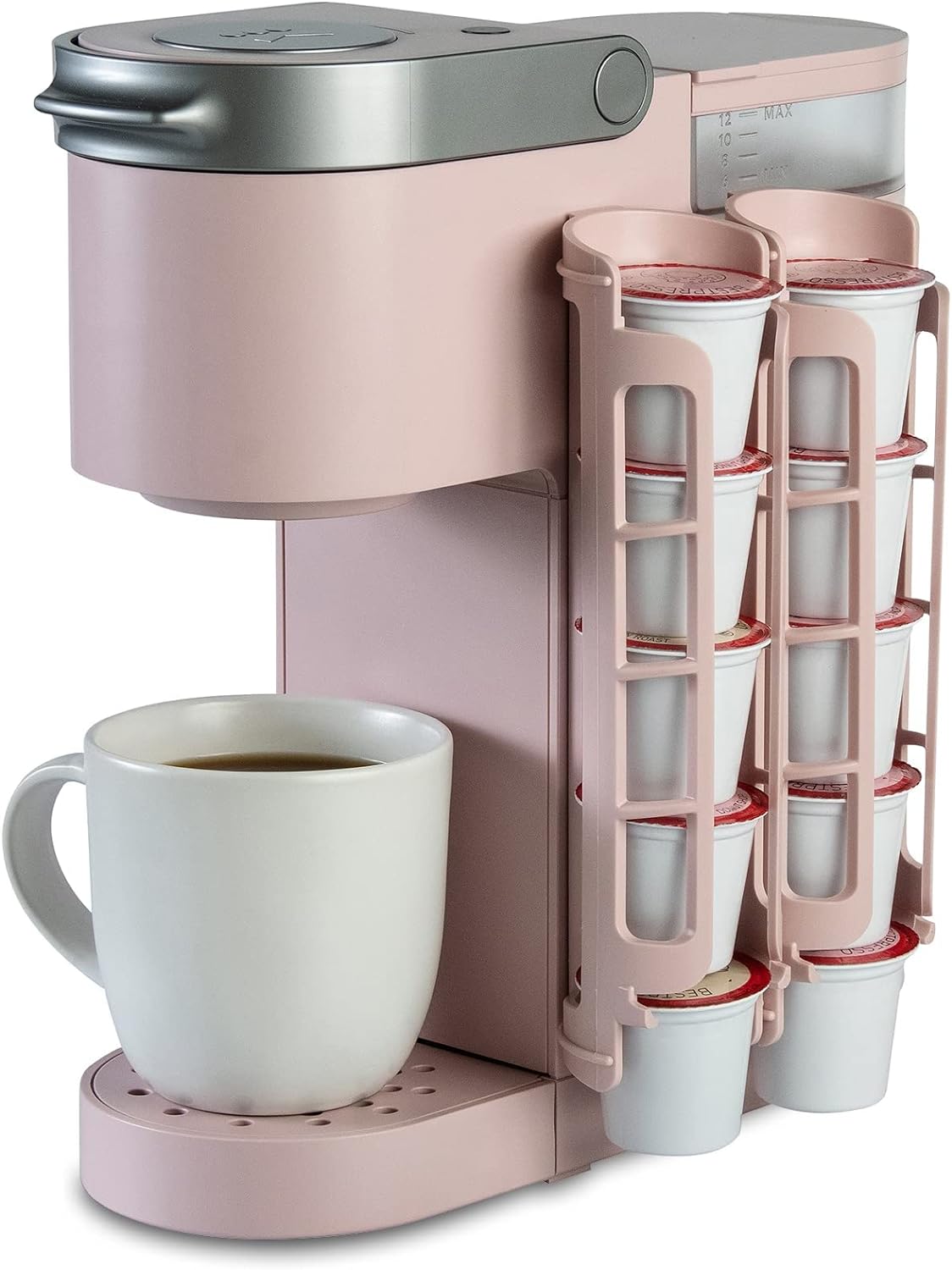 STORAGENIE Coffee Pod Holder, Special Side Mount K Cup Storage For Keurig, Perfe...