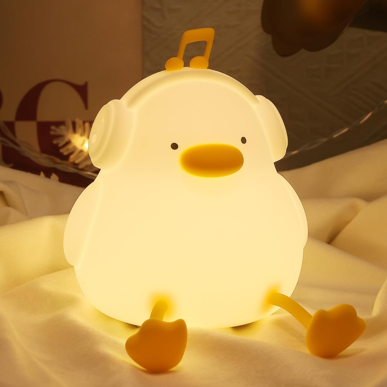 YuanDian Duck Night Light - Gift for Adults, Teens and Babies. Decorate Kids' Be...
