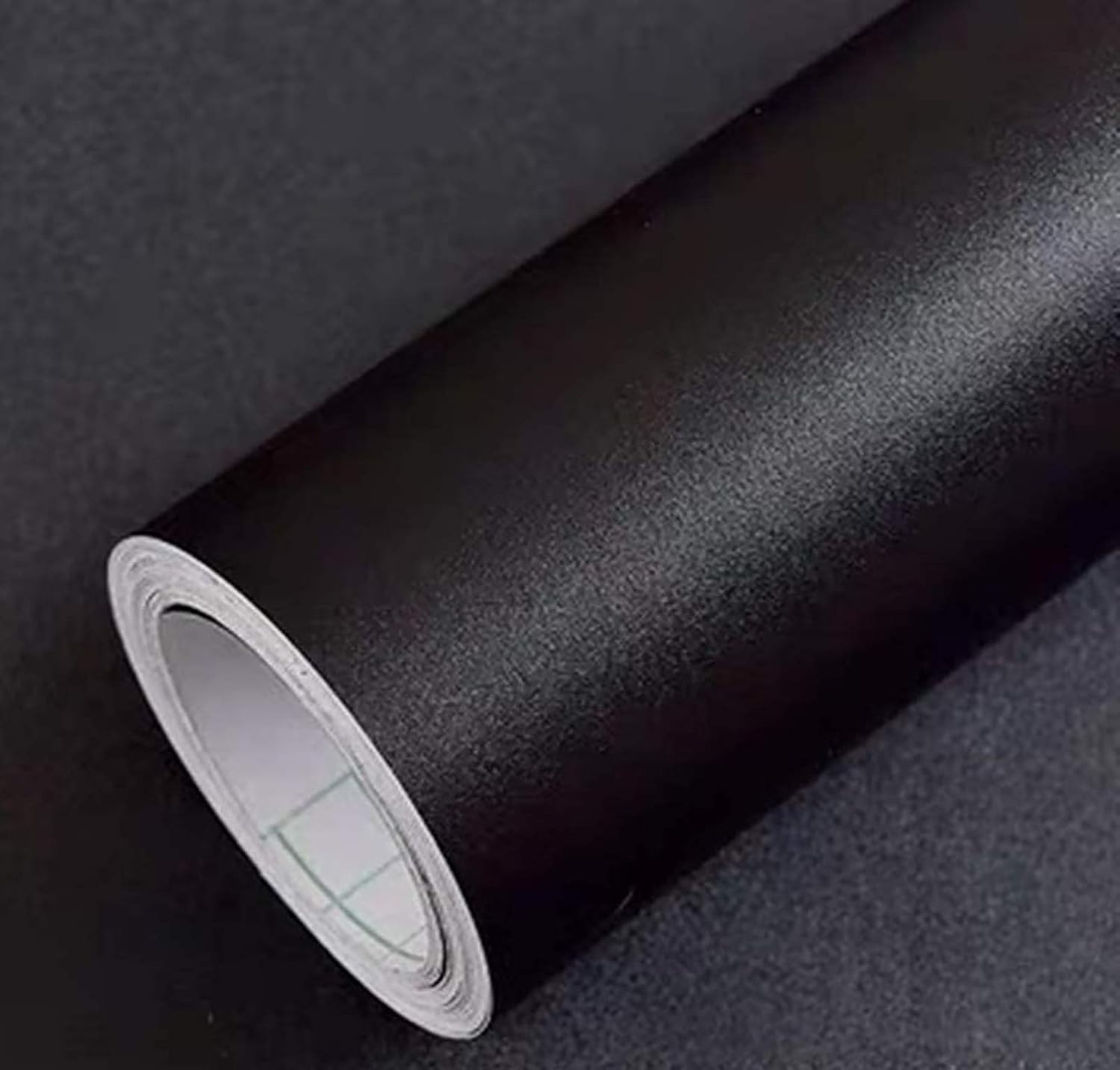 Yancorp 24"x120"Matte Black Contact Paper Peel and Stick Wallpaper Solid Teal Se...