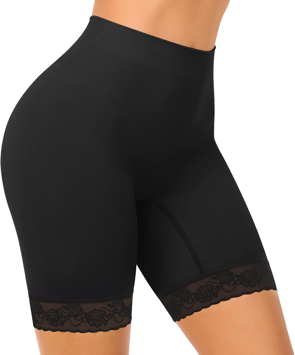SIHOHAN Womens Anti Chafing Shorts Chub Rub Shorts Lace Slip Shorts Seamless Lon...