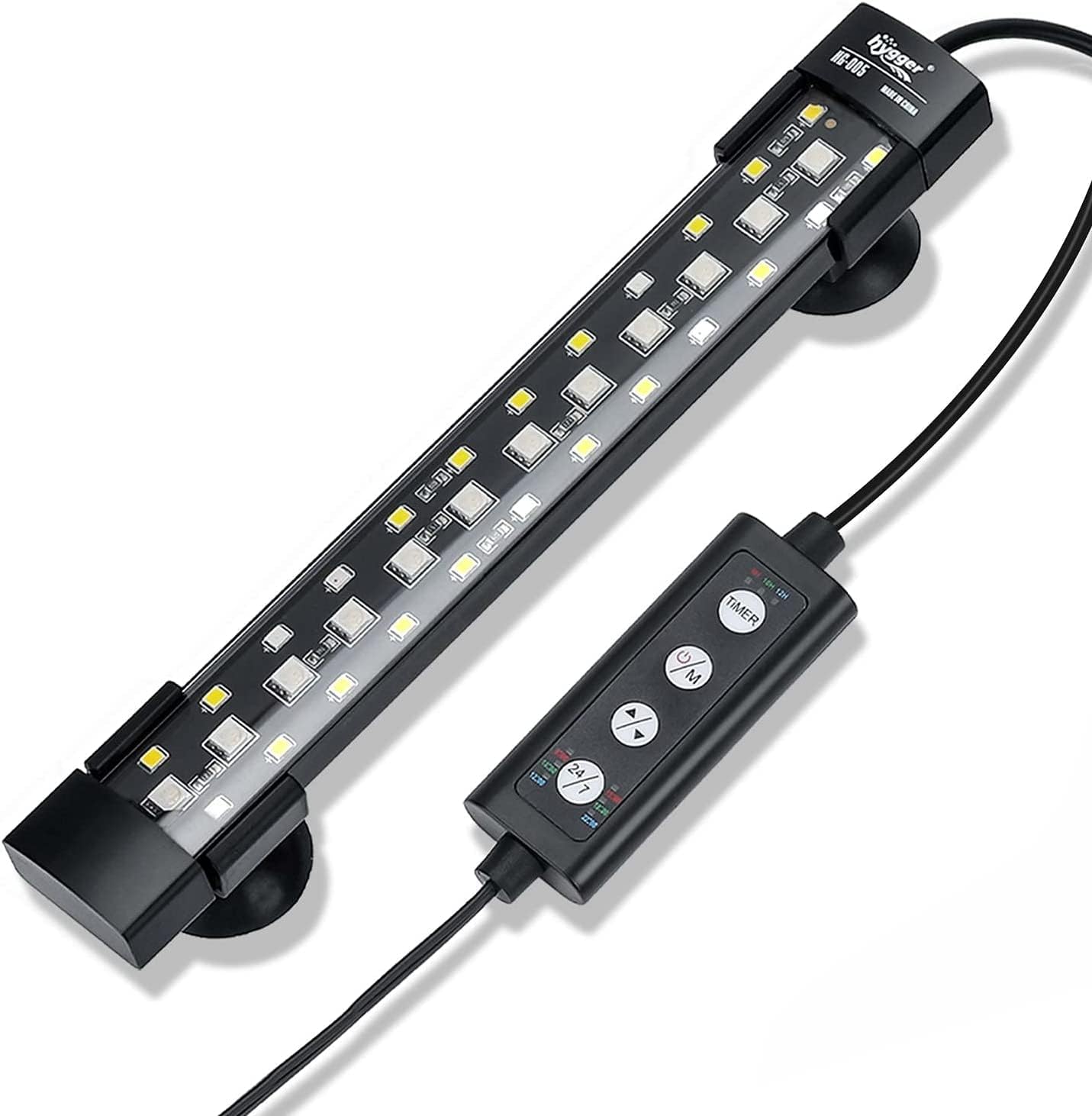 Hygger Spectrum Fish Tank Light, Special Hidden Light with 3 Rows Beads, Innovat...