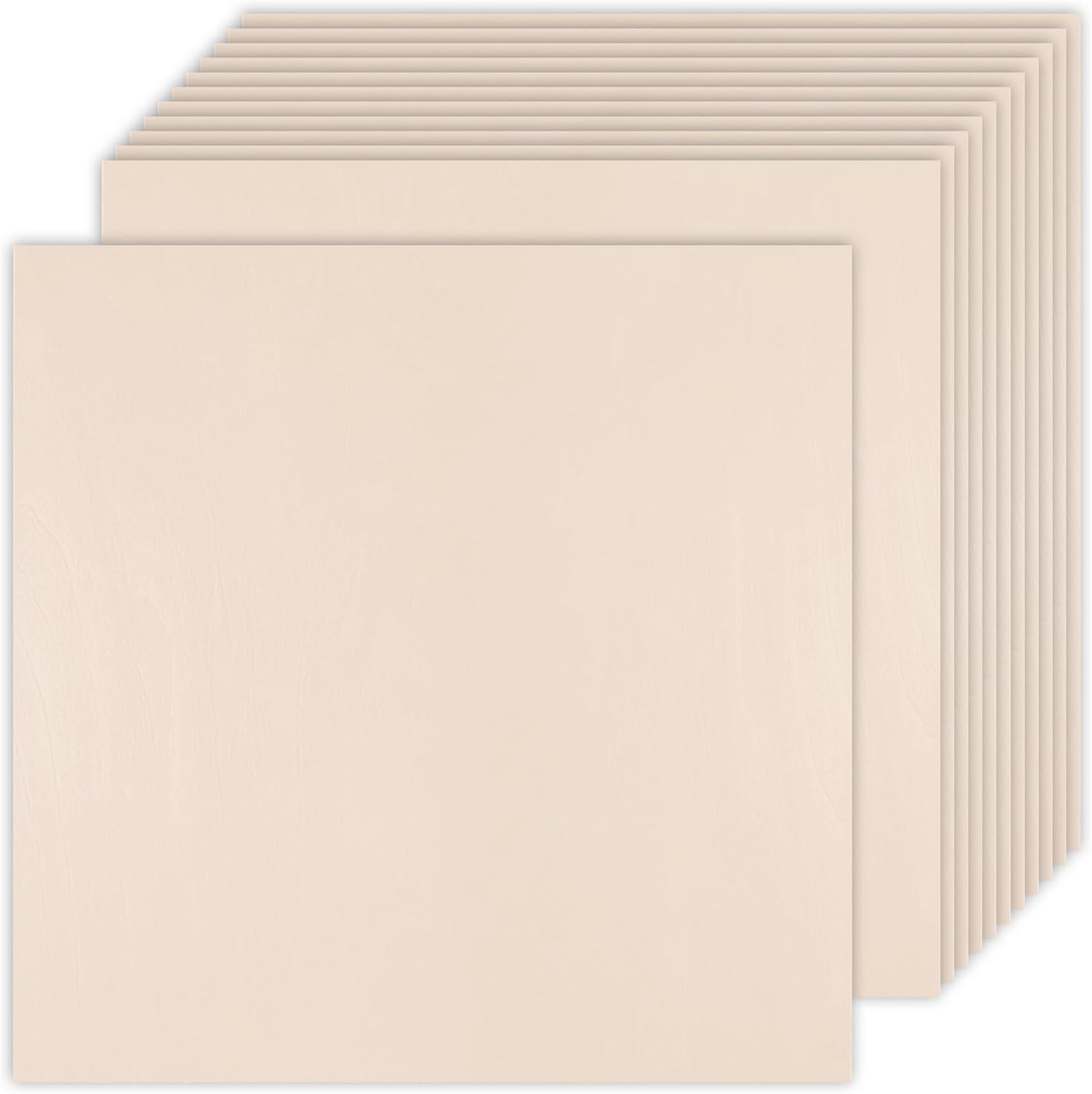Plywood Sheets for Crafts and Decor, Affordable 12Pcs Unfinished Basswood Boards...