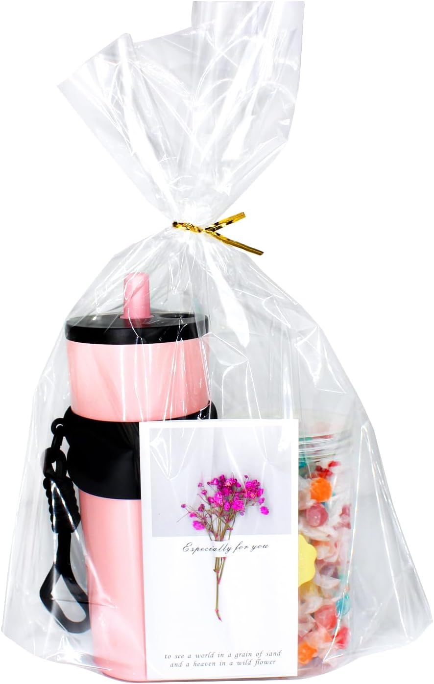 PigPotParty 12"x 16", Special Bottom Gusset Bags, Innovative Clear Plastic Gift...