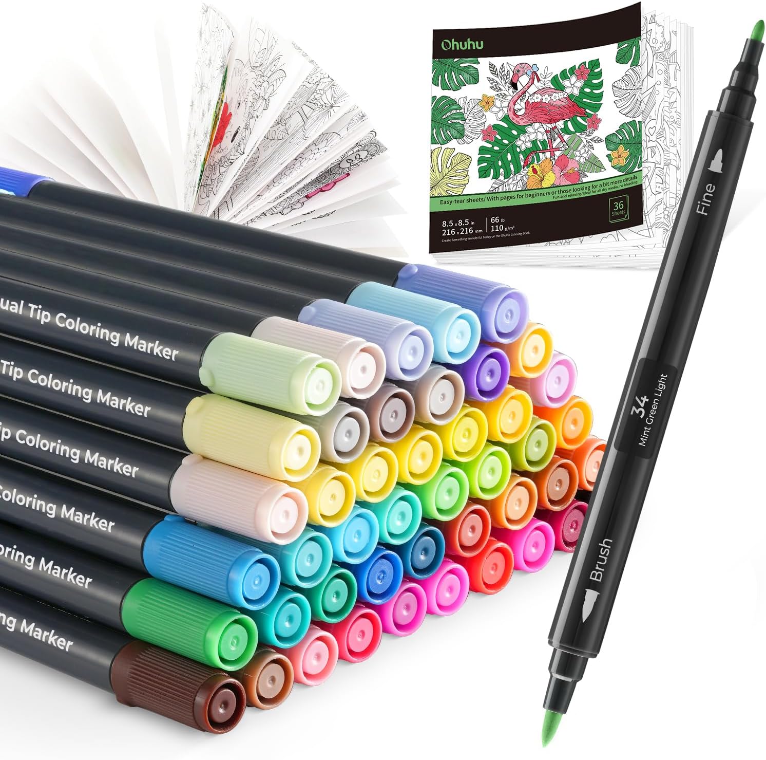 Special Ohuhu Markers, High-Quality Art Markers with Dual Tips, Affordable Marke...