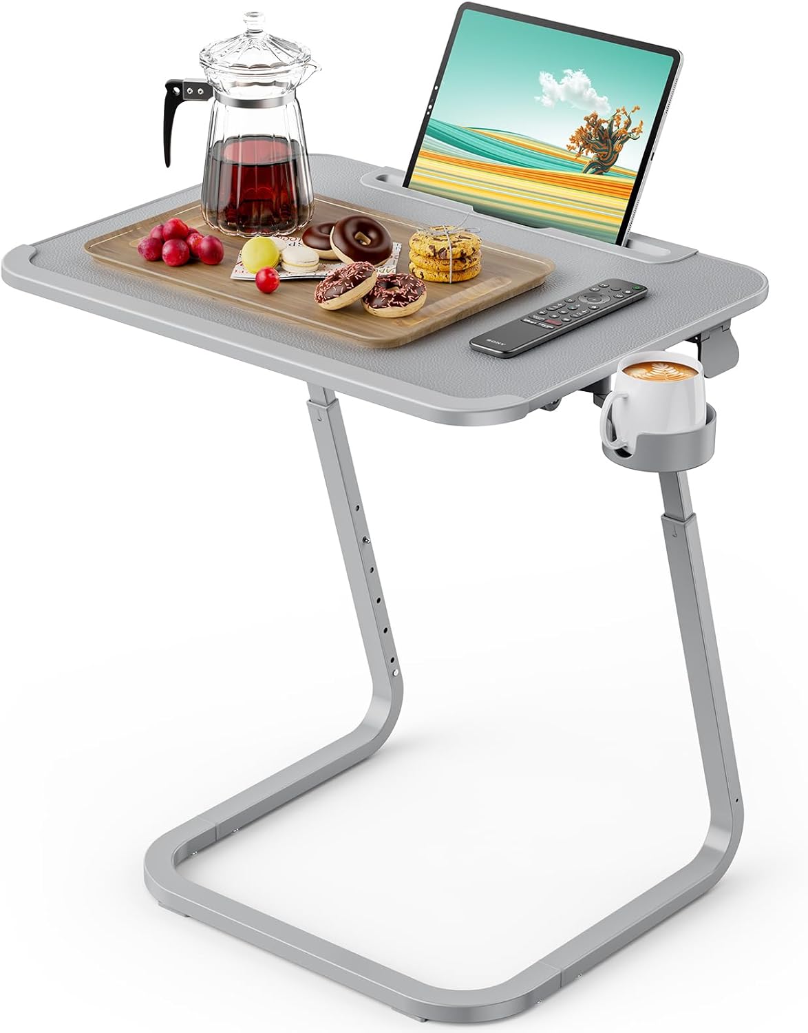 SAIJI TV Tray Table - Heavy Duty Extra Large TV Tr...