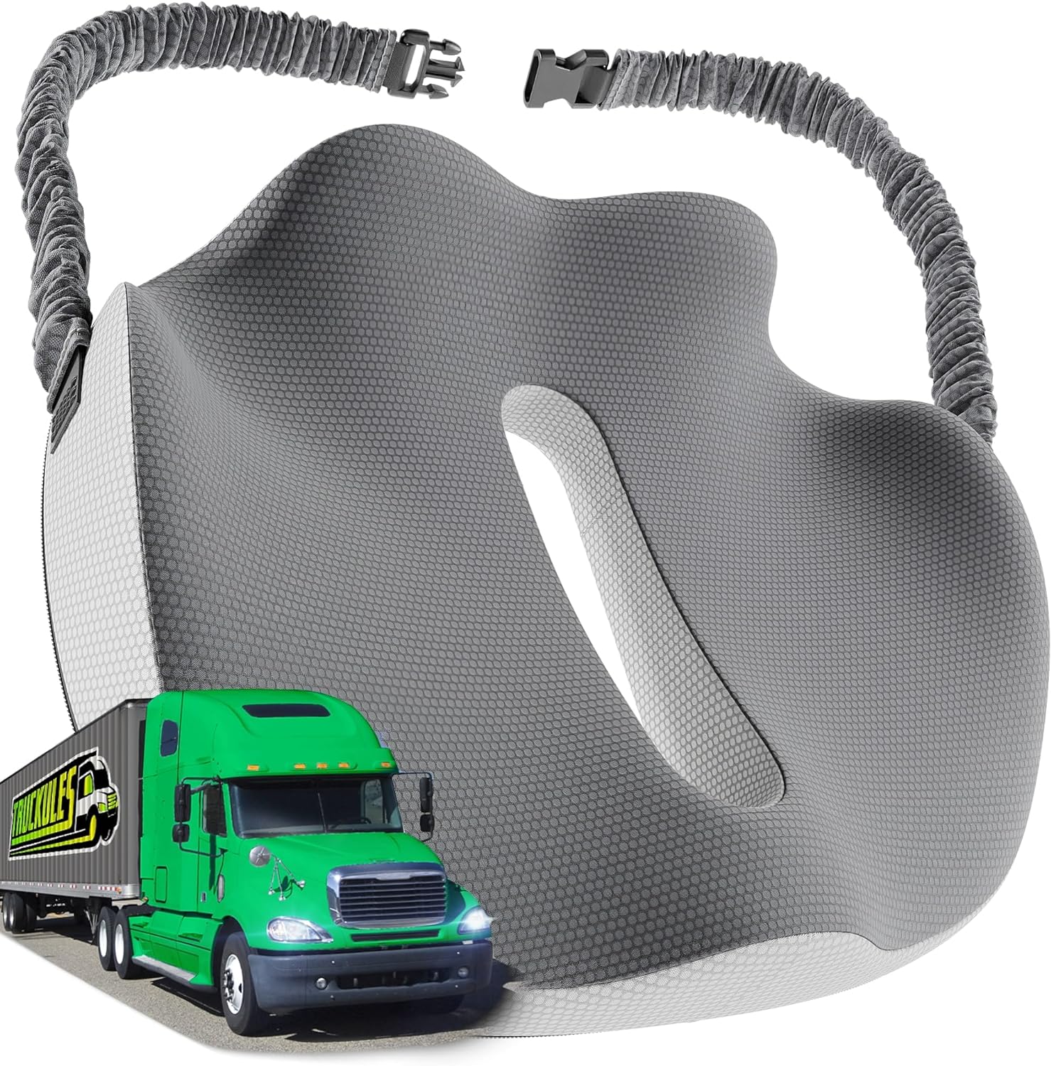 Semi Truck Seat Cushion, Special Cushion for Truck Driver, Innovative Upgraded U...